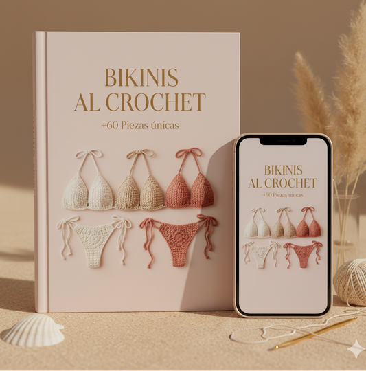 Bikinis al Crochet: +60 Piezas Unicas + BONOS DE REGALO