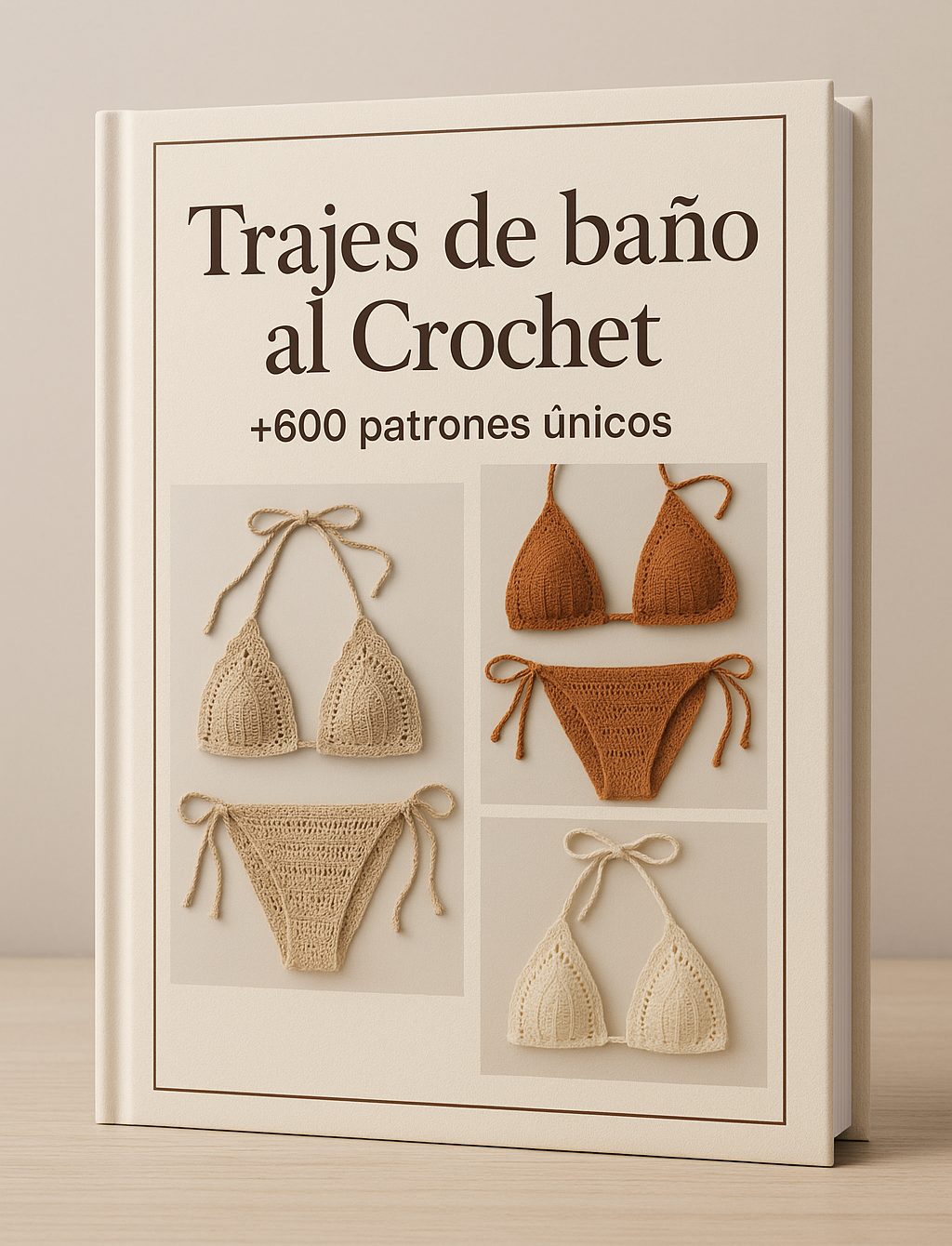 Bikinis al Crochet: +600 Patrones Unicos